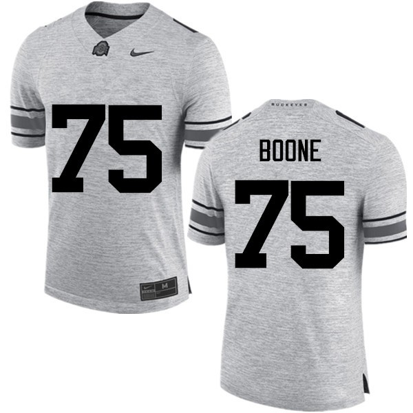 Ohio State Buckeyes #75 Alex Boone Men University Jersey Gray
